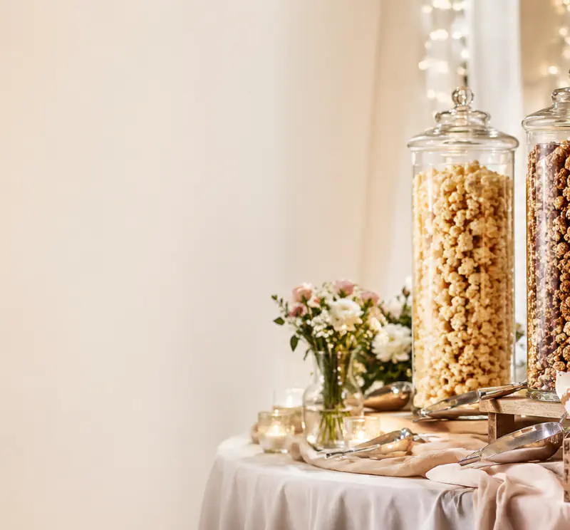 Popcorn Bar for Weddings & Parties