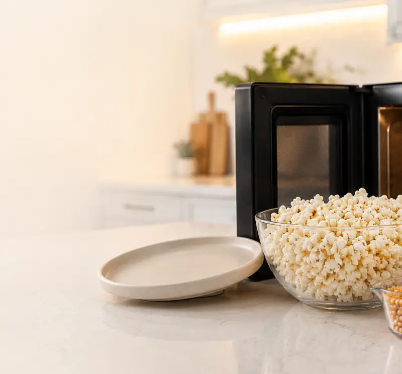 Popcorn in the Microwave
