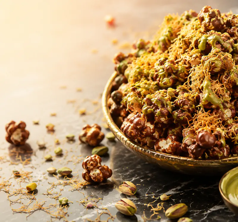Dubai Chocolate Popcorn