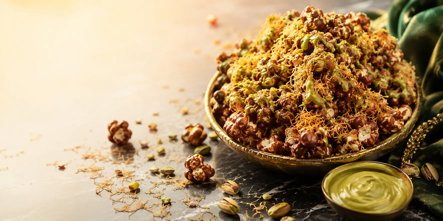 Dubai Chocolate Popcorn