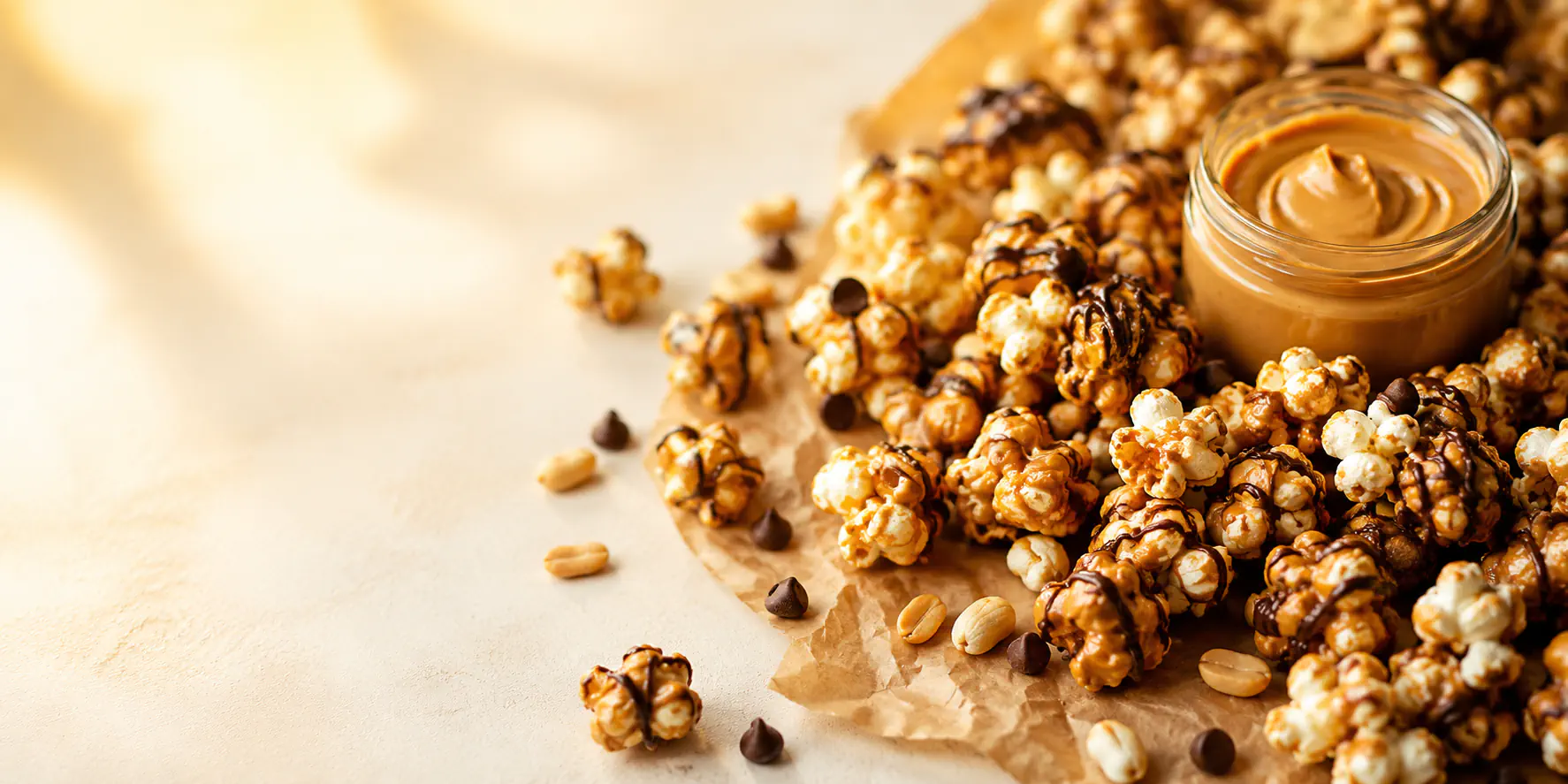 Peanut Butter Chocolate Popcorn