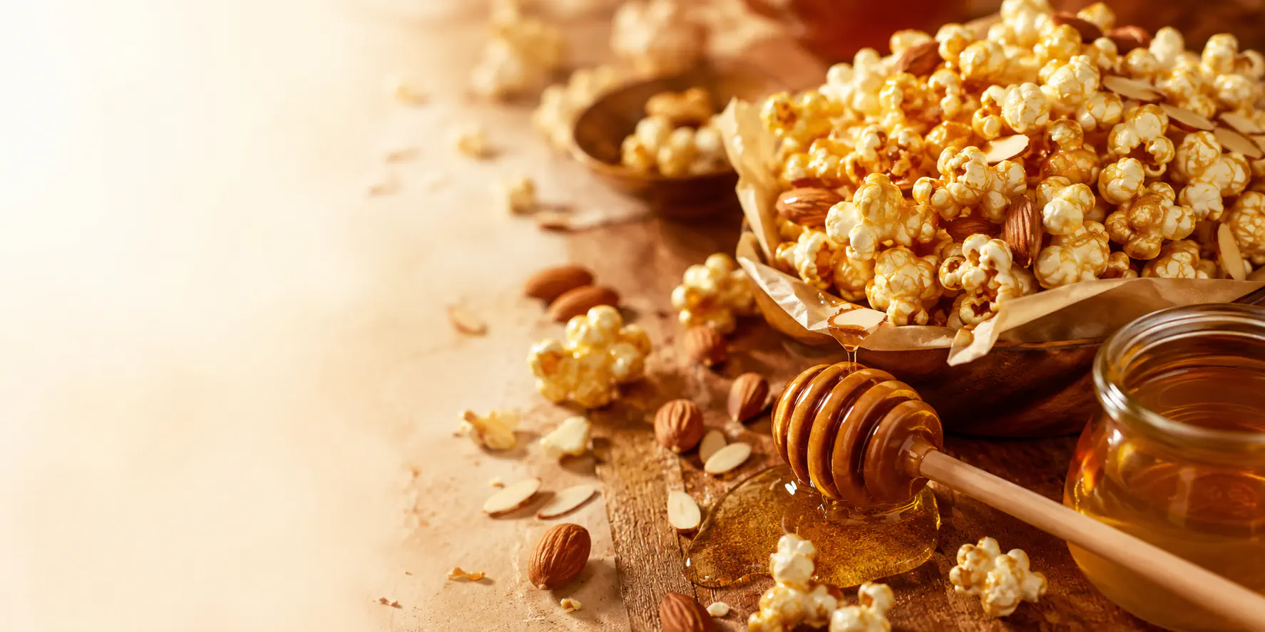 Honey Almond Popcorn