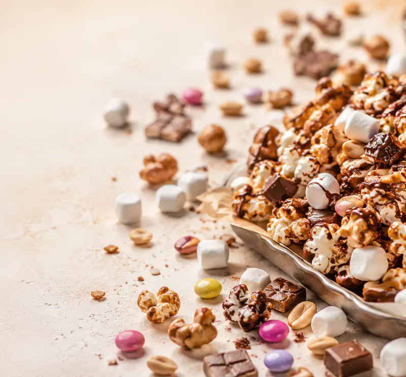 Rocky Road Popcorn