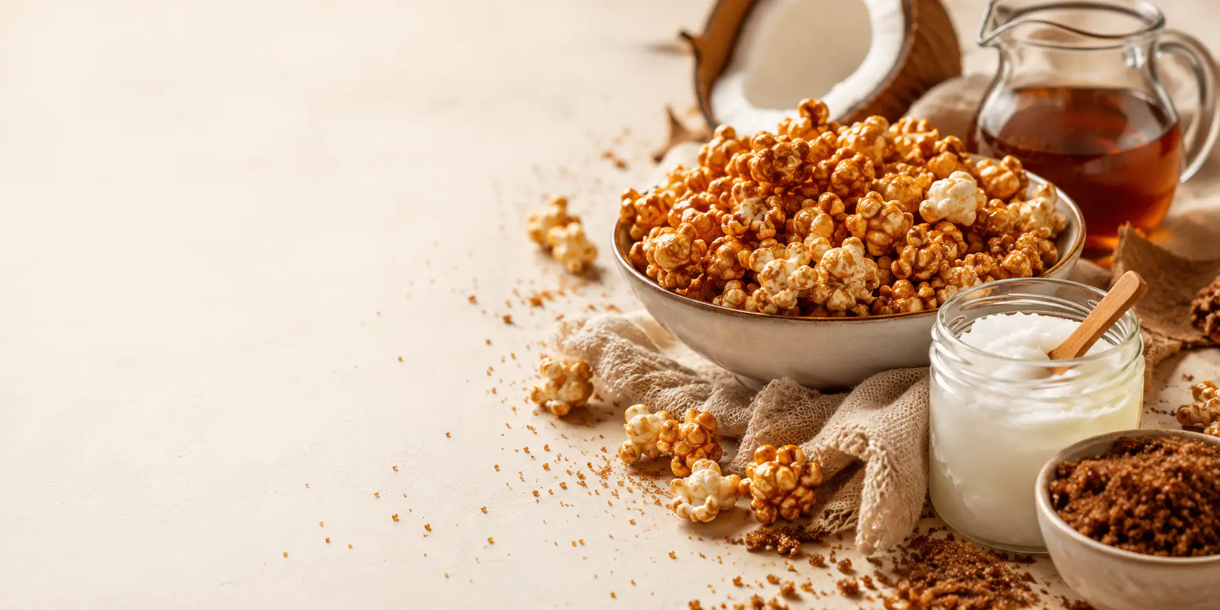 Vegan Caramel Popcorn