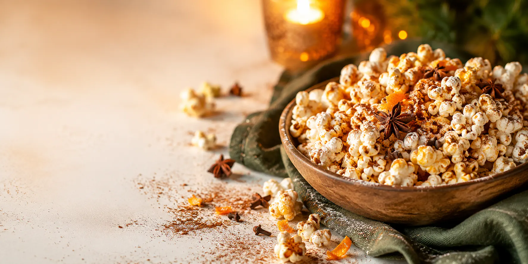 Christmas Spice Popcorn
